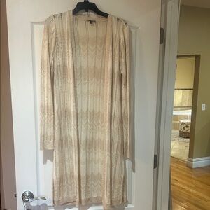 Freshman Cream Knit Cardigan